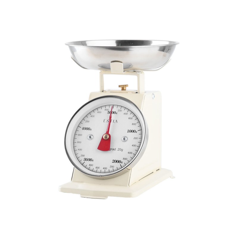 Αναλογική Ζυγαριά Κουζίνας Με Κάδο έως 5kg Μπεζ Allure Estia 