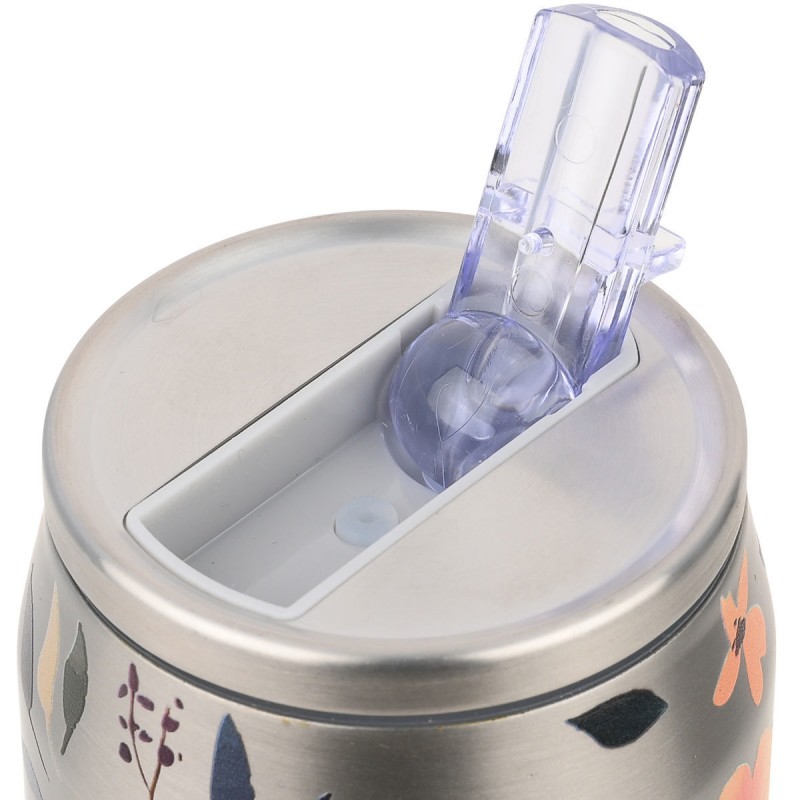 Estia Θερμός Travel Cup Save The Aegean 500ml Silver Botanic