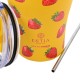 Estia Θερμός Coffee Mug Save The Aegean 350ml Berry Bright