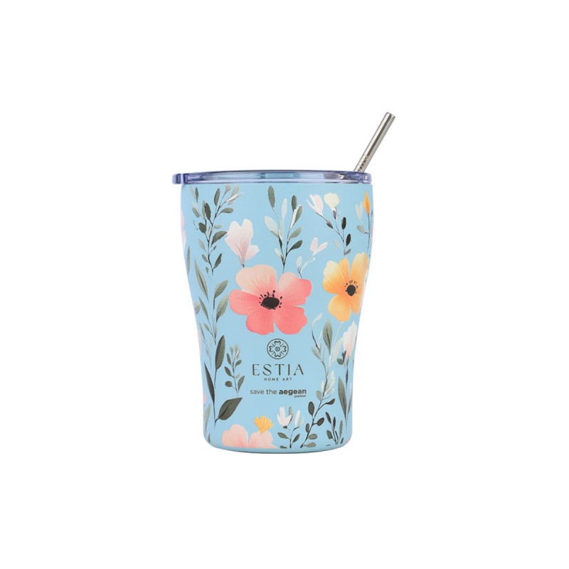 Estia Θερμός Coffee Mug Save The Aegean 350ml Sky Garden