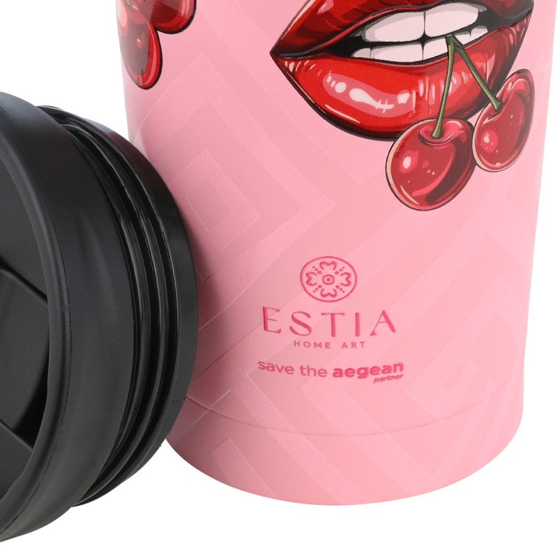 Θερμός Travel Mug Save The Aegean 350ml Blush Pop Estia 