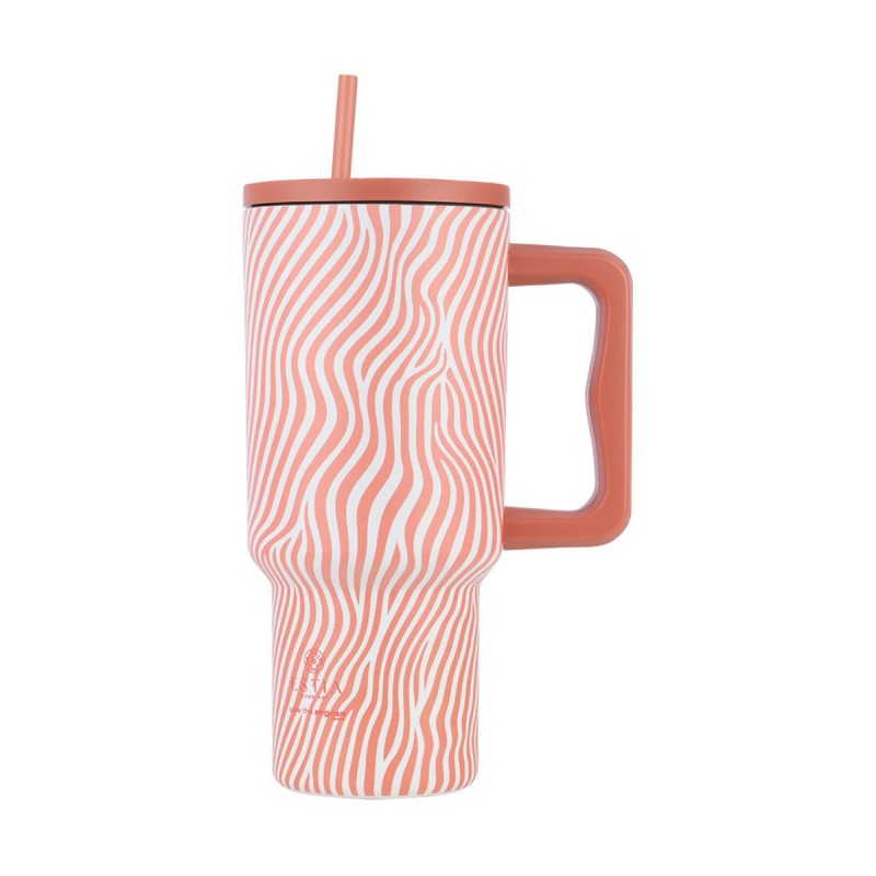 Estia Θερμός Straw Tumbler Xl Save The Aegean 900ml Soft Ripple