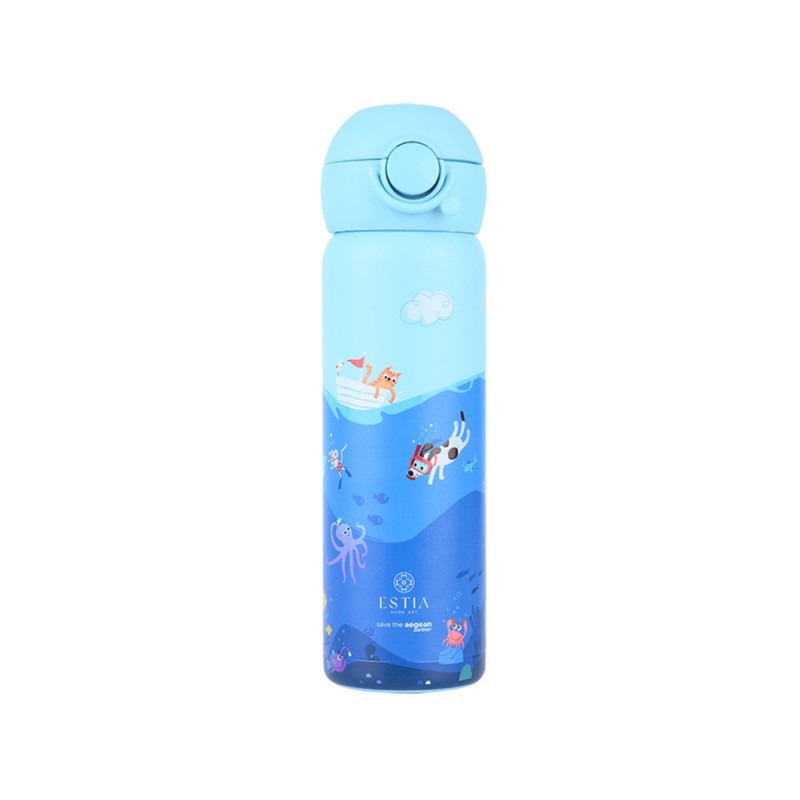 Estia Θερμός Παιδικό Wonder Bottle Save The Aegean 500ml Ocean Play