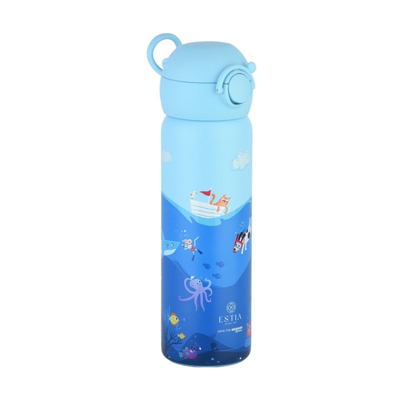 Estia Θερμός Παιδικό Wonder Bottle Save The Aegean 500ml Ocean Play