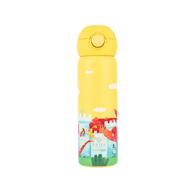 Estia Θερμός Παιδικό Wonder Bottle Save The Aegean 500ml Fortress Dragon