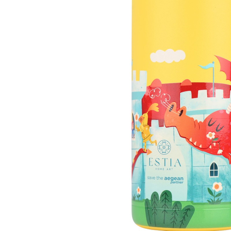 Estia Θερμός Παιδικό Wonder Bottle Save The Aegean 500ml Fortress Dragon