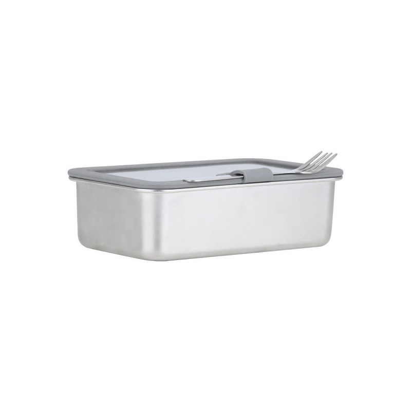 Estia Φαγητοδοχείο Click&Seal Γυάλινο 1050ml 21.6x16.5x7.4cm Με Καπάκι Πλαστικό Ivory