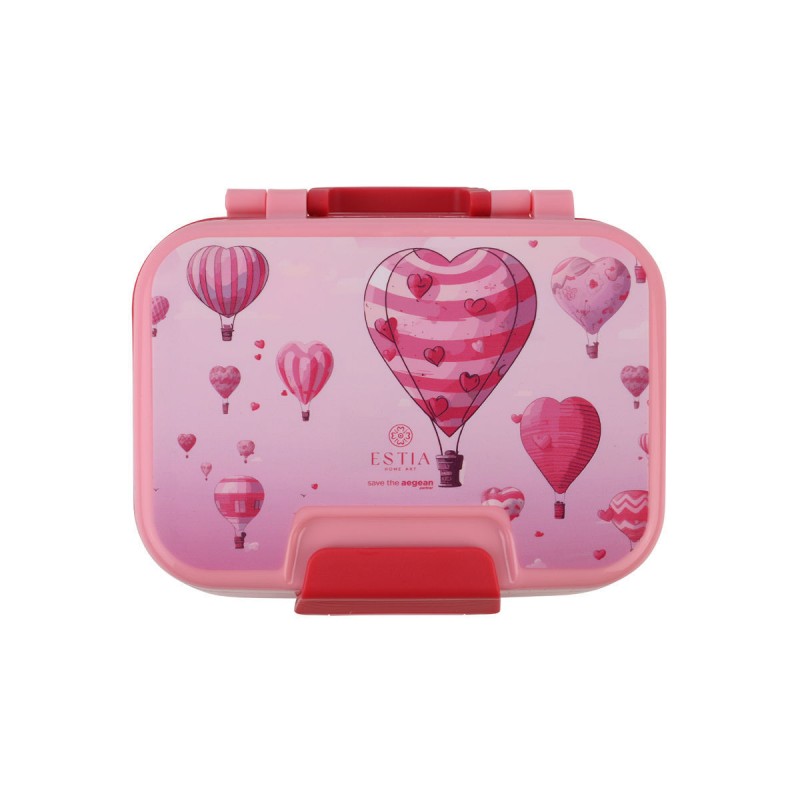 Πλαστικό Παιδικό Σετ Φαγητού Save The Aegean 1.03lt Love Ascend 21.5x15.5x7εκ. Estia 