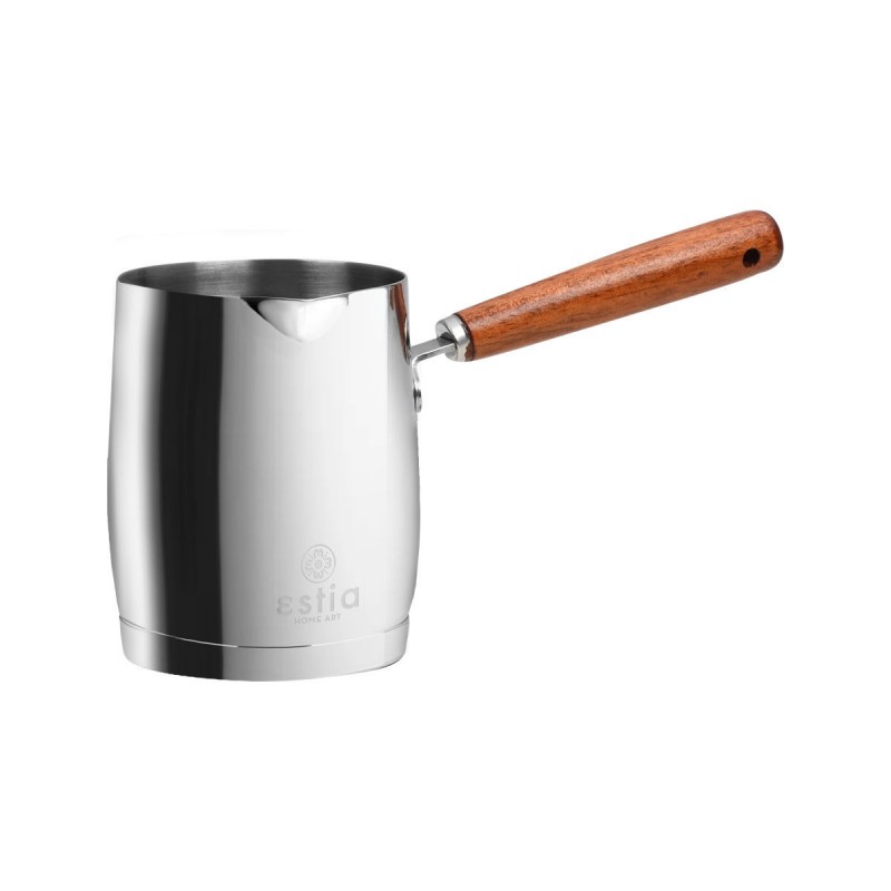 Μπρίκι Σπό Ανοξείδωτο Ατσάλι Mokka Σε Καφέ Χρώμα 345ml Estia 