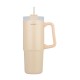 Θερμός Homely Straw Tumbler 900ml Sandstone Estia