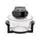 Φουρνάκι Ρομπότ Crystal Cook 1400w 12lt με Αντιστάσεις Μαύρο Estia