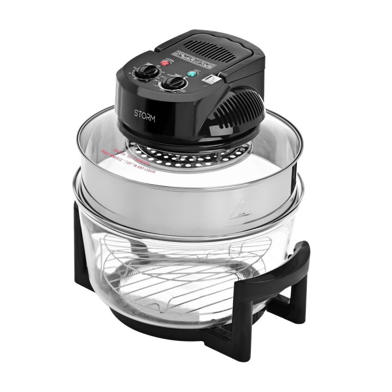 Φουρνάκι Ρομπότ Crystal Cook 1400w 12lt με Αντιστάσεις Μαύρο Estia