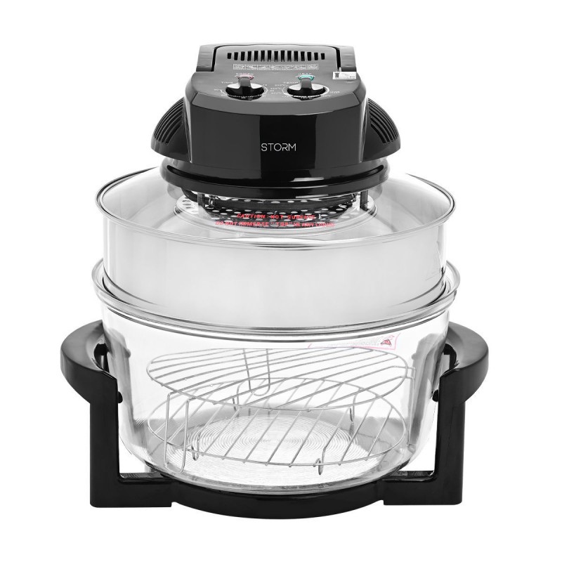 Φουρνάκι Ρομπότ Crystal Cook 1400w 12lt με Αντιστάσεις Μαύρο Estia