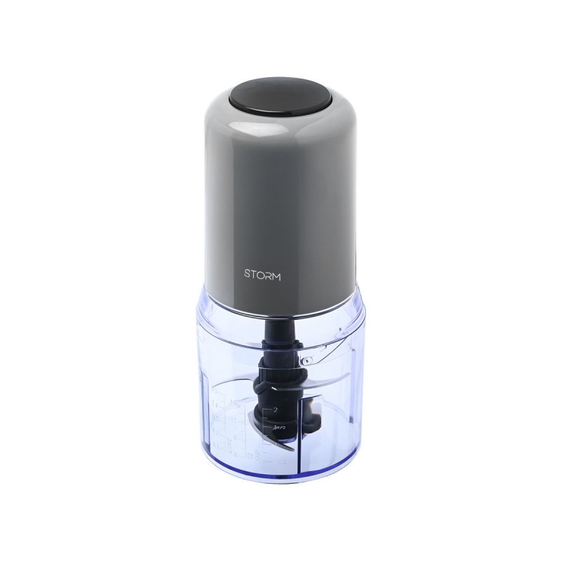 Πολυκόφτης Aroma Grey 400W Με Πλαστικό Μπολ 500Ml Estia 