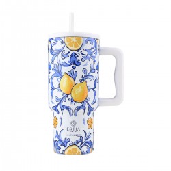 Θερμός Straw Tumbler XL Save The Aegean 900ml Amalfi Coast Estia 
