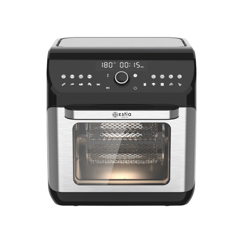 Chef Air Fryer 12lt Μαύρο Flexi Estia 