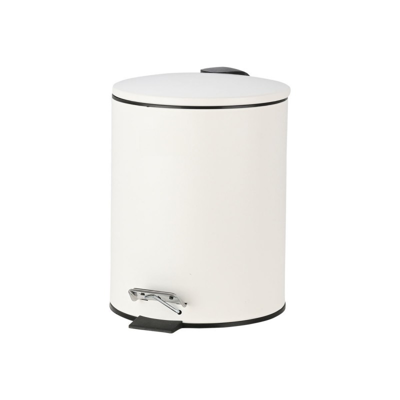 Χαρτοδοχείο Classic 5lt Λευκό Ματ 20x20x26εκ