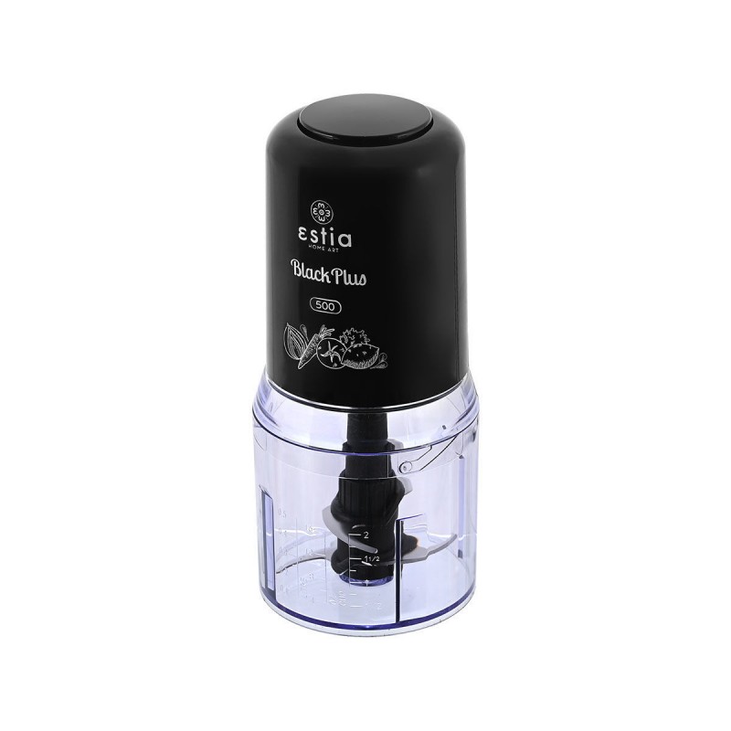 Πολυκόφτης Black Plus 400W Με Πλαστικό Μπολ 500Ml Estia 