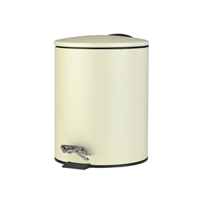 Χαρτοδοχείο Classic 5lt Κρεμ Ματ 20x20x26εκ