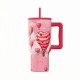 Ανακυκλώσιμο Handled Tumbler Θερμός Ανοξείδωτο BPA Free Straw Tumbler Xl Save The Aegean 900ml Love Ascend Με Καλαμάκι Και Λαβή Estia 