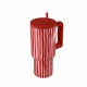 Estia Θερμός Straw Tumbler XL Save The Aegean 900ml Viva Stripe