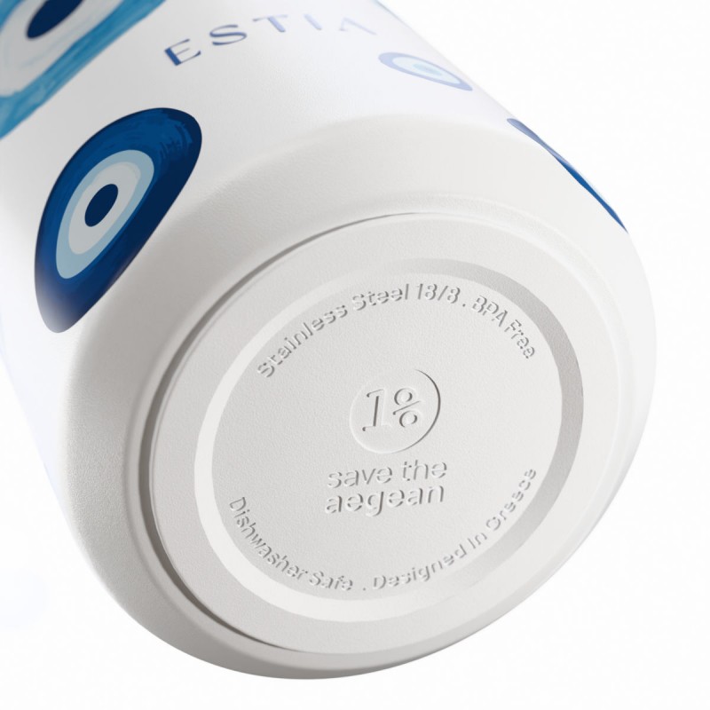 Estia Θερμός Flow Save The Aegean 500ml Spirit Of Luck