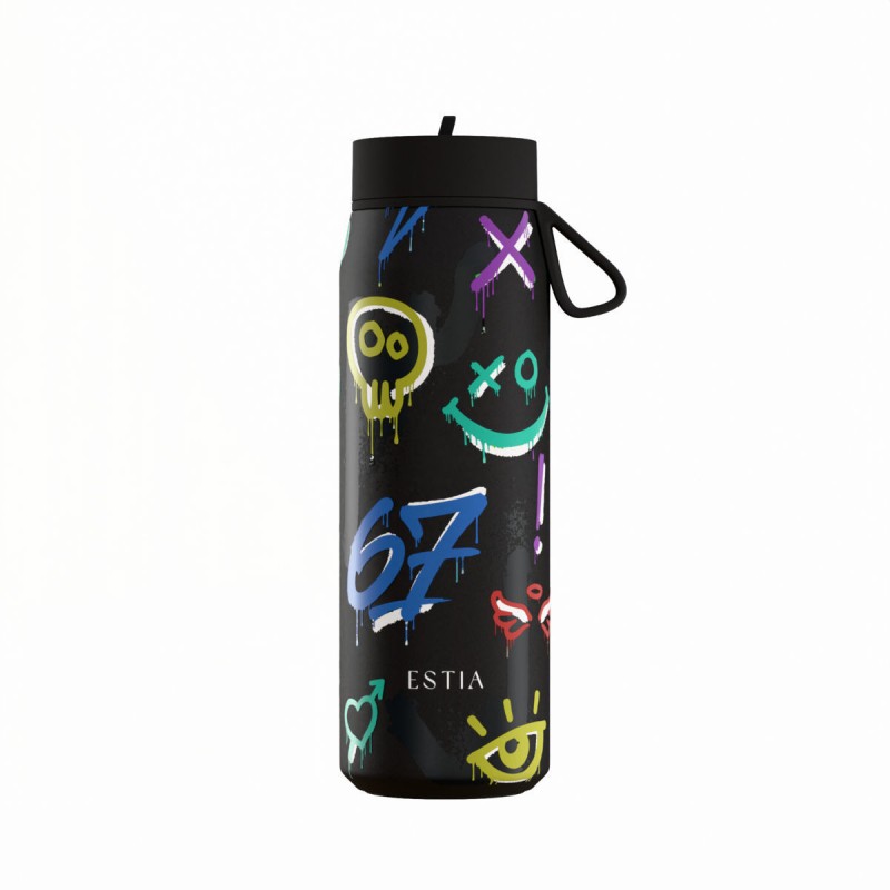  Θερμός Ανοξείδωτο BPA Free 500ml Six Seven Estia Pulse Save The Aegean Ανακυκλώσιμο Μπουκάλι