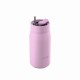 Ποτήρι Θερμός Ανοξείδωτο BPA Free 360ml Lavender Με Καλαμάκι Lens Save The Aegean Estia 