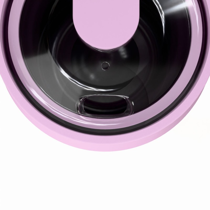 Ποτήρι Θερμός Ανοξείδωτο BPA Free 360ml Lavender Με Καλαμάκι Lens Save The Aegean Estia 