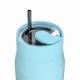 Ποτήρι Θερμός Ανοξείδωτο BPA Free 360ml Arctic Με Καλαμάκι Lens Save The Aegean Estia 