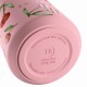 Ποτήρι Θερμός Ανοξείδωτο BPA Free 360ml Cherry Rose Με Καλαμάκι Lens Save The Aegean Estia 