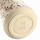 Ποτήρι Θερμός Ανοξείδωτο BPA Free 360ml Bloom Beige Με Καλαμάκι Lens Save The Aegean Estia 