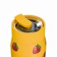 Ποτήρι Θερμός Ανοξείδωτο BPA Free 360ml Berry Bright Με Καλαμάκι Lens Save The Aegean Estia 