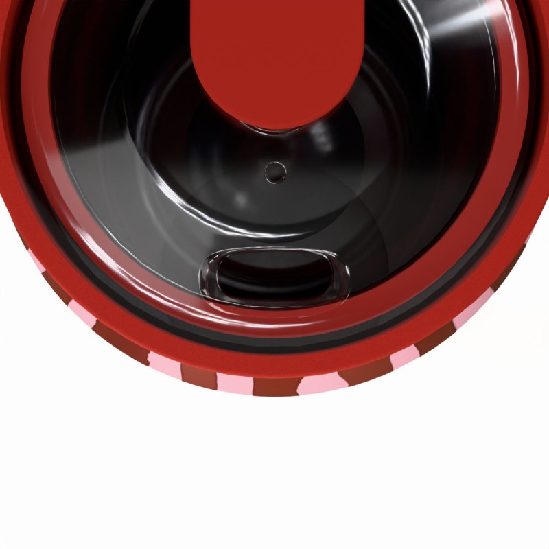 Ποτήρι Θερμός Ανοξείδωτο BPA Free 360ml Viva Stripe Με Καλαμάκι Lens Save The Aegean  Estia 