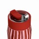 Ποτήρι Θερμός Ανοξείδωτο BPA Free 360ml Viva Stripe Με Καλαμάκι Lens Save The Aegean  Estia 