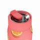 Ποτήρι Θερμός Ανοξείδωτο BPA Free Lens Save the Aegean 360ml Orange Pop Mε Καλαμάκι Estia 