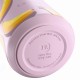 Ποτήρι Θερμός Ανοξείδωτο BPA Free 360ml Banana Mood Με Καλαμάκι Lens Save The Aegean  Estia 