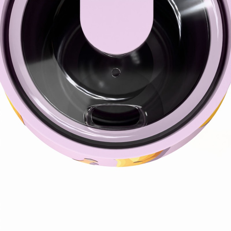 Ποτήρι Θερμός Ανοξείδωτο BPA Free 360ml Banana Mood Με Καλαμάκι Lens Save The Aegean  Estia 