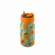 Ποτήρι Θερμός Ανοξείδωτο BPA Free 360ml Peach Garden Με Καλαμάκι Lens Save The Aegean Estia 