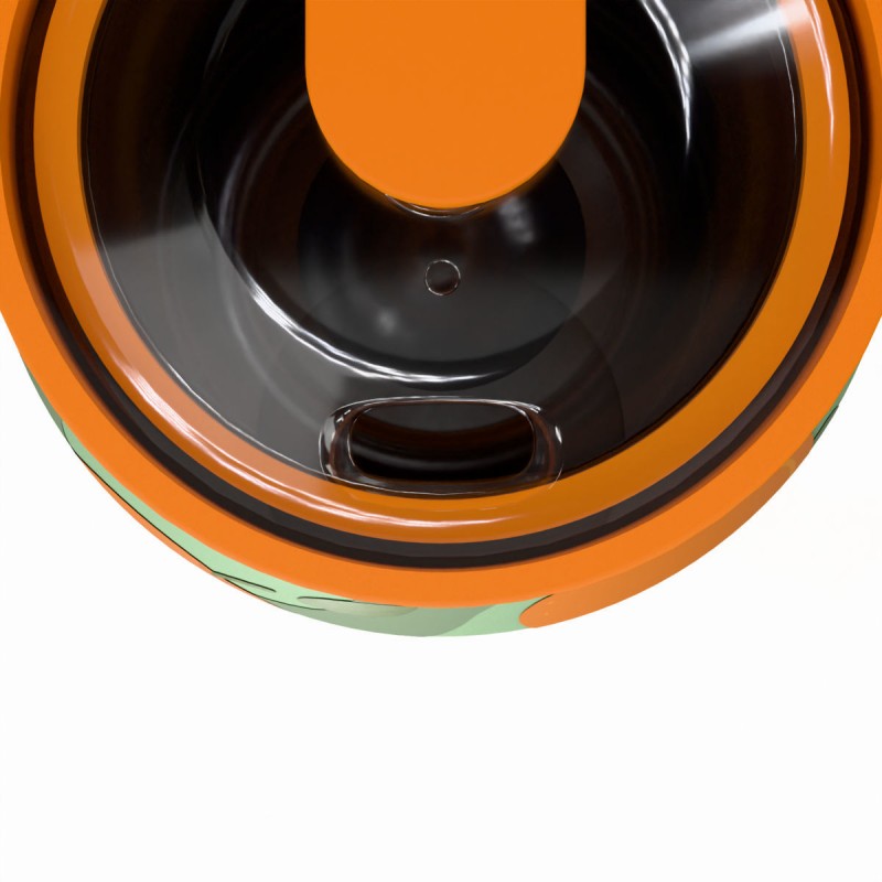 Ποτήρι Θερμός Ανοξείδωτο BPA Free 360ml Peach Garden Με Καλαμάκι Lens Save The Aegean Estia 