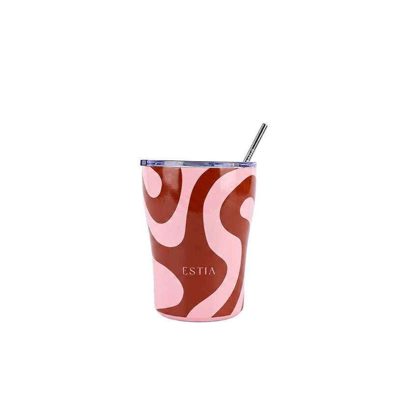 Estia Θερμός Coffee Mug Save The Aegean 350ml Coral Waves