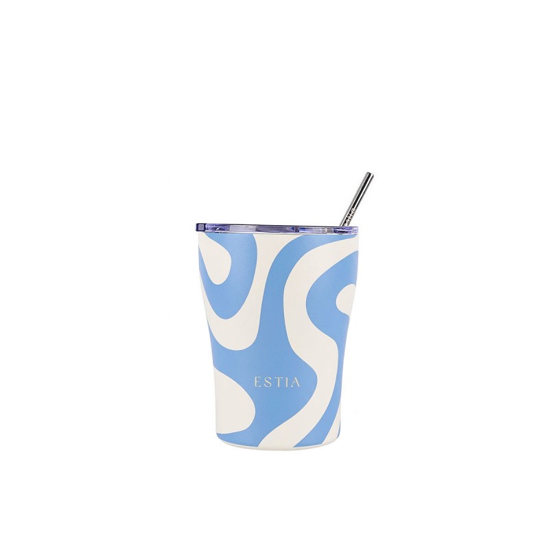 Estia Θερμός Coffee Mug Save The Aegean 350ml Ocean Waves