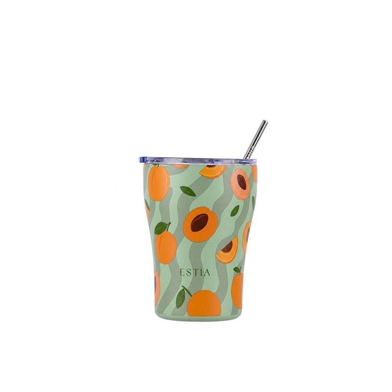 Estia Θερμός Coffee Mug Save The Aegean 350ml Peach Garden