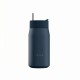 Ποτήρι Θερμός Ανοξείδωτο BPA Free 360ml Indigo Με Καλαμάκι Lens Save The Aegean Estia 
