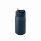 Ποτήρι Θερμός Ανοξείδωτο BPA Free 360ml Indigo Με Καλαμάκι Lens Save The Aegean Estia 