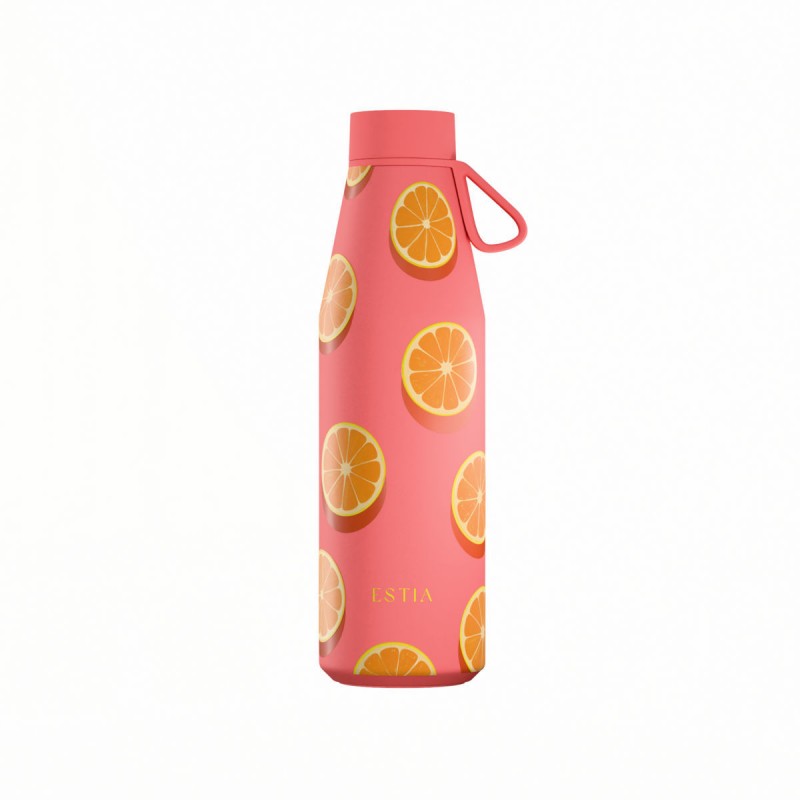 Estia Θερμός Flow Save The Aegean 500ml Orange Pop