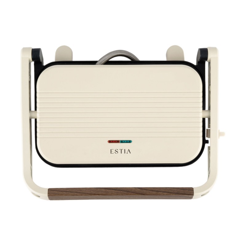 Τοστιέρα Για 2 Τοστ 1300W Μπεζ Estia 