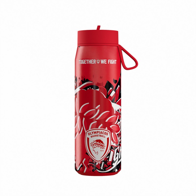 Θερμός Ποτήρι Ανακυκλώσιμο Ανοξείδωτο 500ml Together We Fight με Λαβή Estia Pulse 