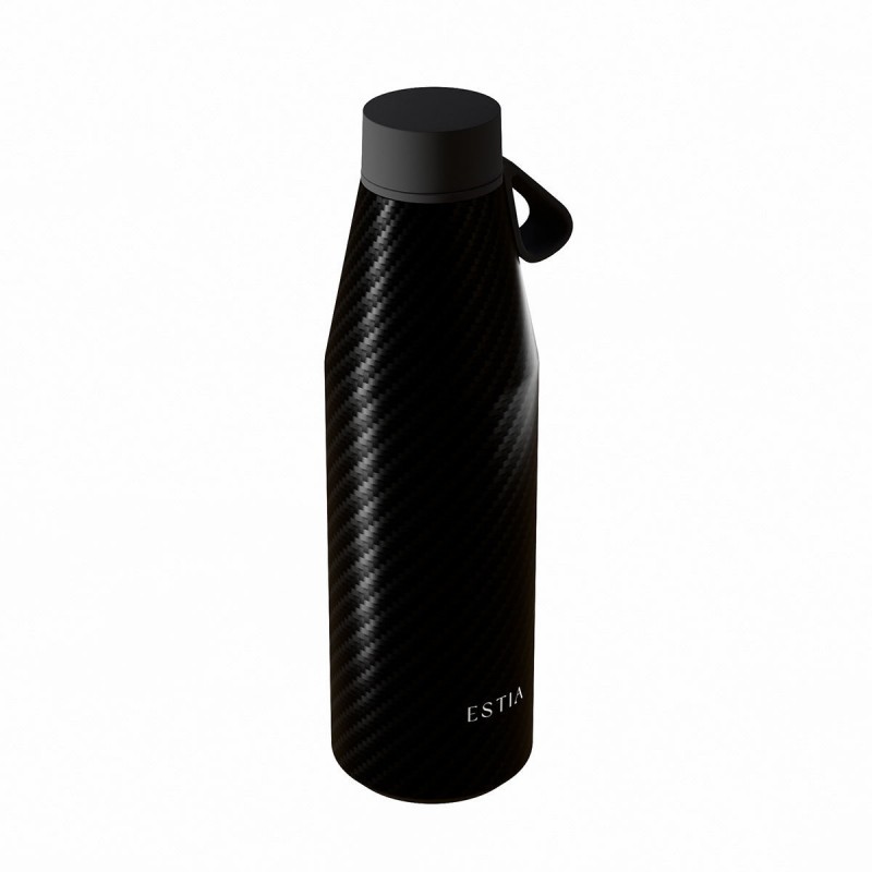 Ανακυκλώσιμο Μπουκάλι Θερμός Ανοξείδωτο BPA Free 500ml Carbon Fibre Flow Save The Aegean Estia 