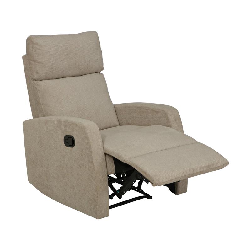 Πολυθρόνα Relax Με Μηχανισμό Ανάκλισης Fl2311 Μπεζ Χρώμα 70x89x102Εκ Fylliana 